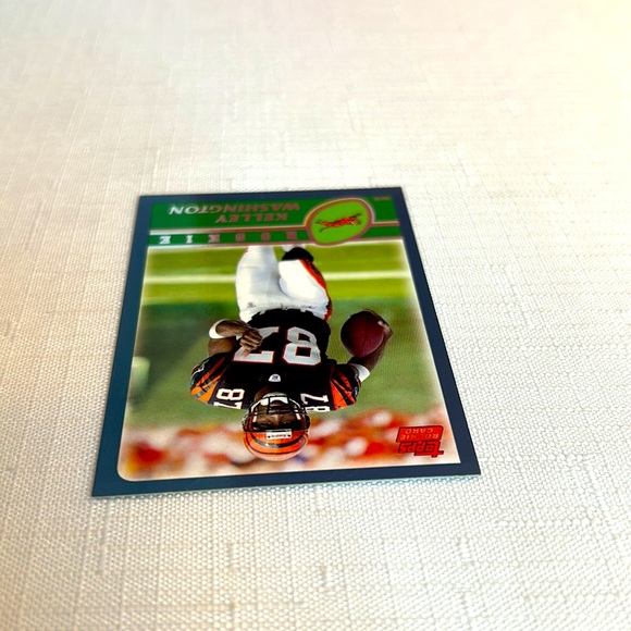 Topps Rookie Card NFL Kelley Washington Cincinnati Bengals - Picture 4 of 11